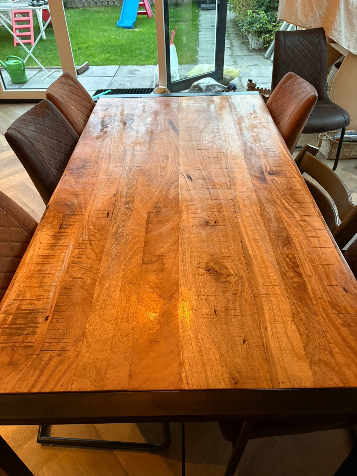 Eettafel Brat, Gebruikt, Vijf personen of meer, 150 tot 200 cm, Rechthoekig
