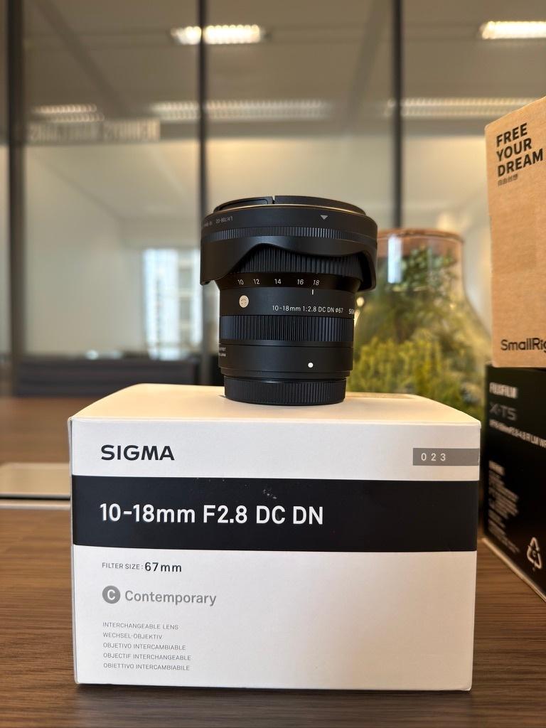Sigma 10-18mm f/2.8 DC DN, Fujifilm X-mount, z.g.a.n., Audio, Tv en Foto, Fotografie | Lenzen en Objectieven, Ophalen, Zo goed als nieuw