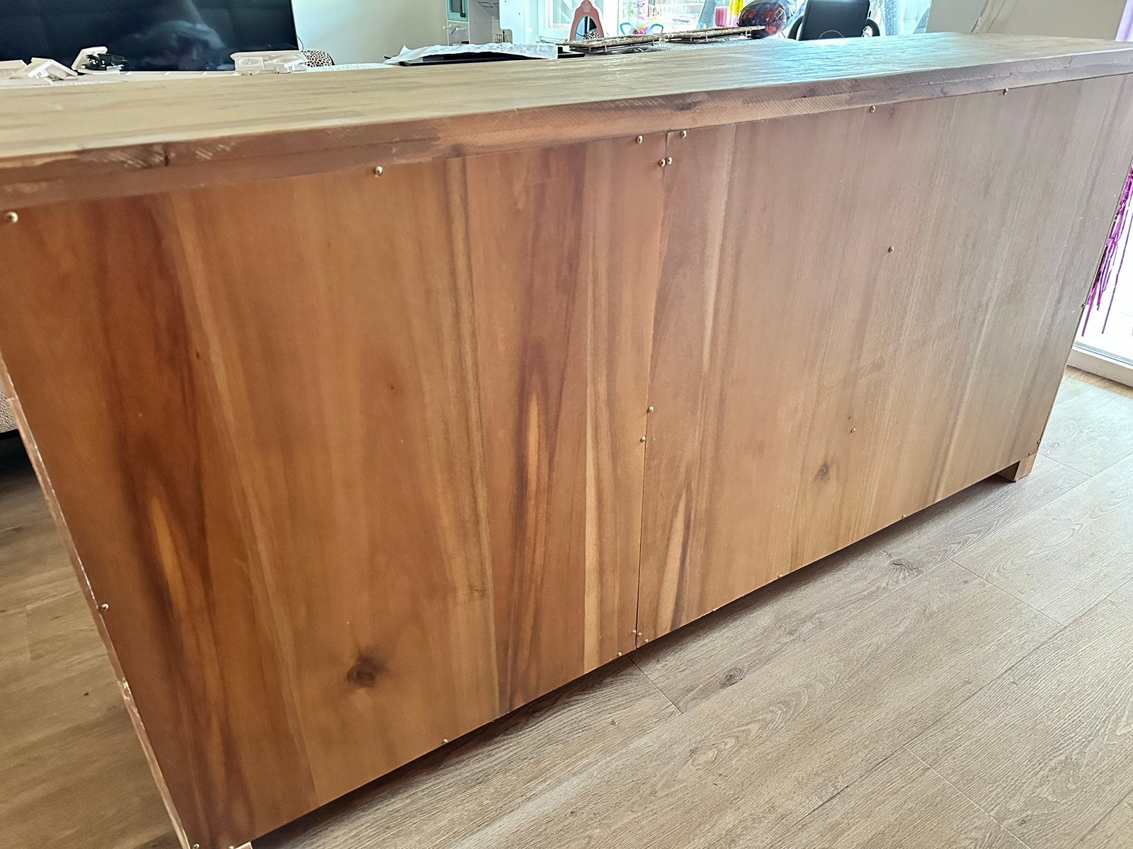 Foto 9 van Massief houten dressoir + tv meubel - Landelijke stijl