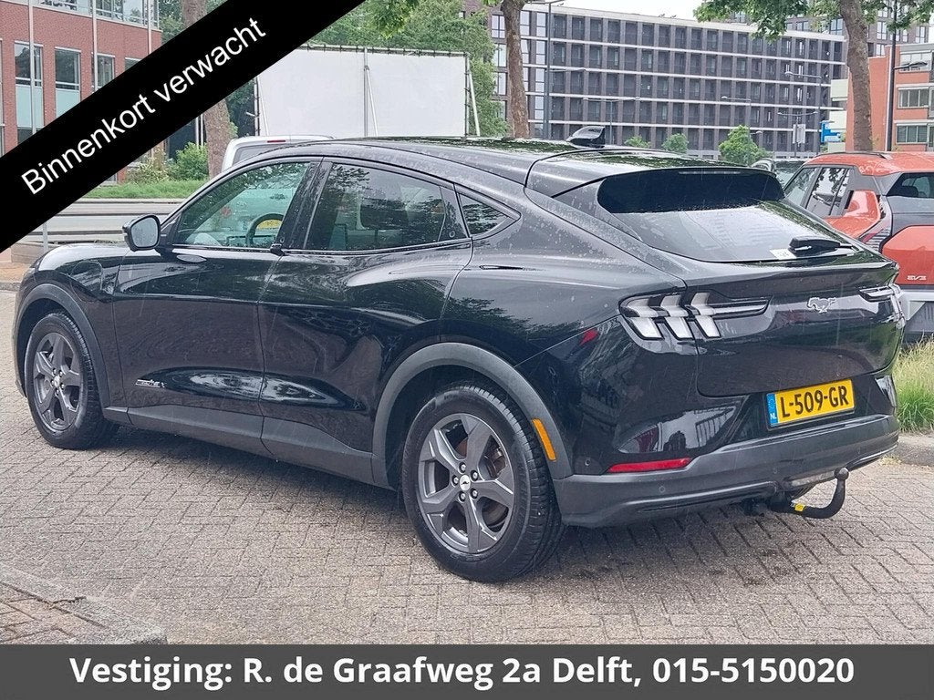 Ford Mustang Mach-E Extended RWD 98 kWh SOH 94% | Navigatie, Gebruikt, Automatische klimaatregeling, 600 km, Zwart