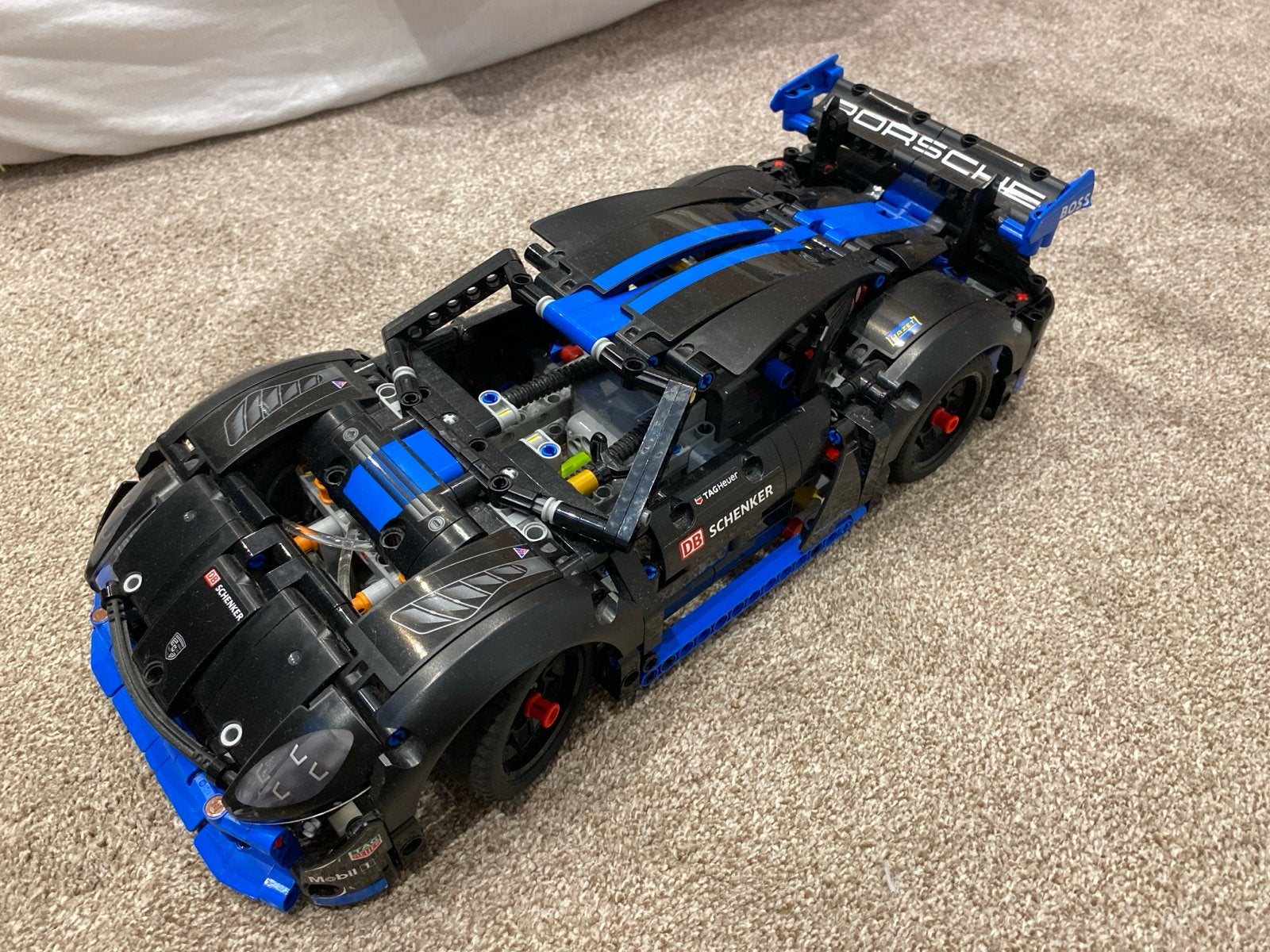 Lego Technic Porsche 911  met doos en handleiding, Ophalen of Verzenden, Zo goed als nieuw, Overige merken