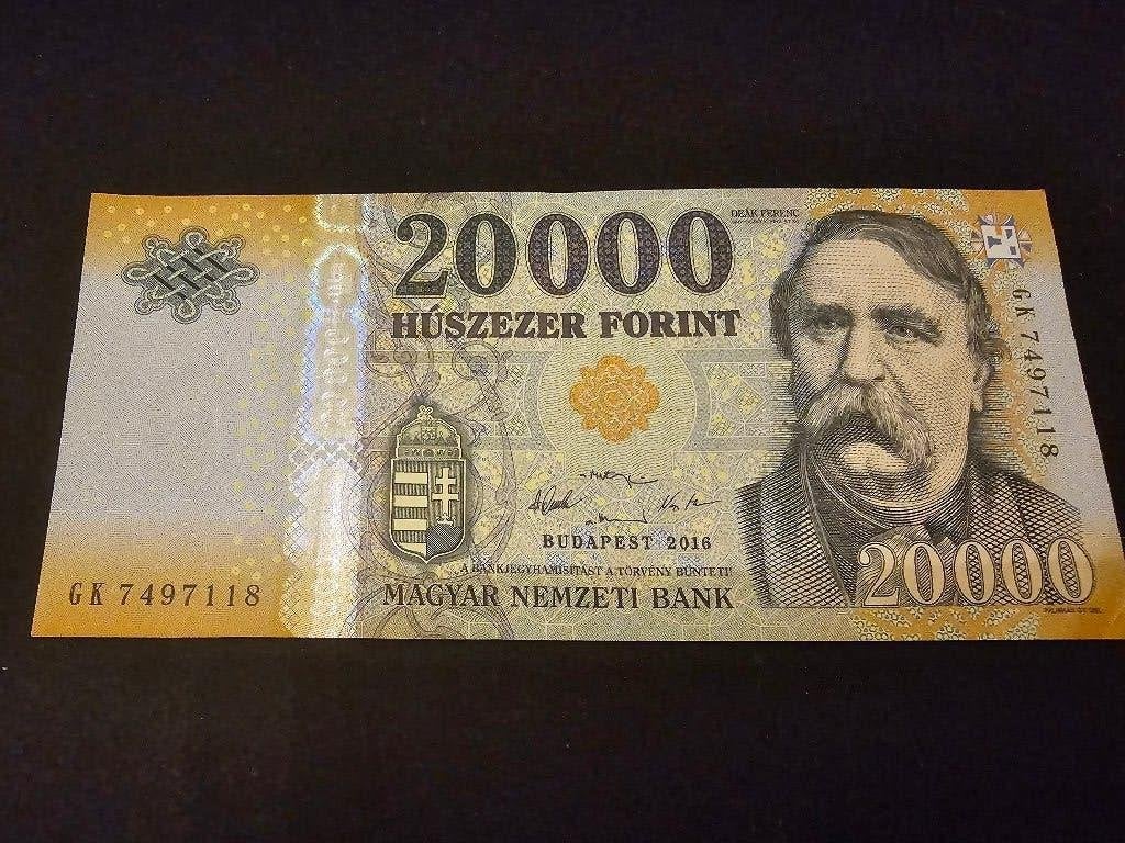 20.000 Hongaarse Forint biljet, Ophalen of Verzenden, Buitenland, Bankbiljetten