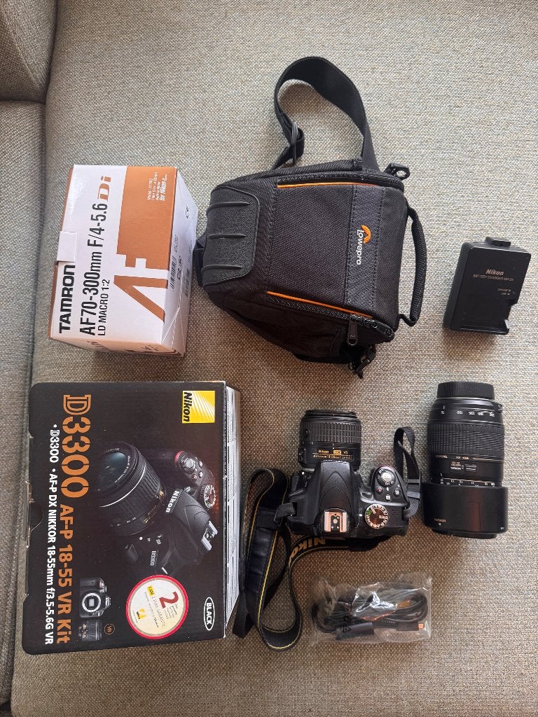 Nikon d3300, Spiegelreflex, Ophalen of Verzenden, Zo goed als nieuw, Nikon