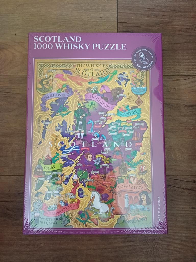 Scotland 1000 whisky puzzle. Nieuw in verpakking, Hobby en Vrije tijd, Ophalen of Verzenden, 500 t/m 1500 stukjes, Nieuw, Legpuzzel