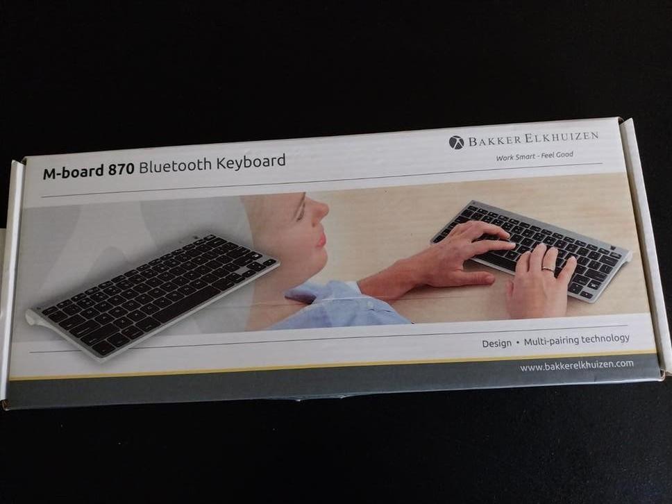 Bakker Elkhuizen M-board 870 Bluetooth Toetsenbord  Nieuw, Computers en Software, Toetsenborden, Bakker Elkhuizen, Ergonomisch