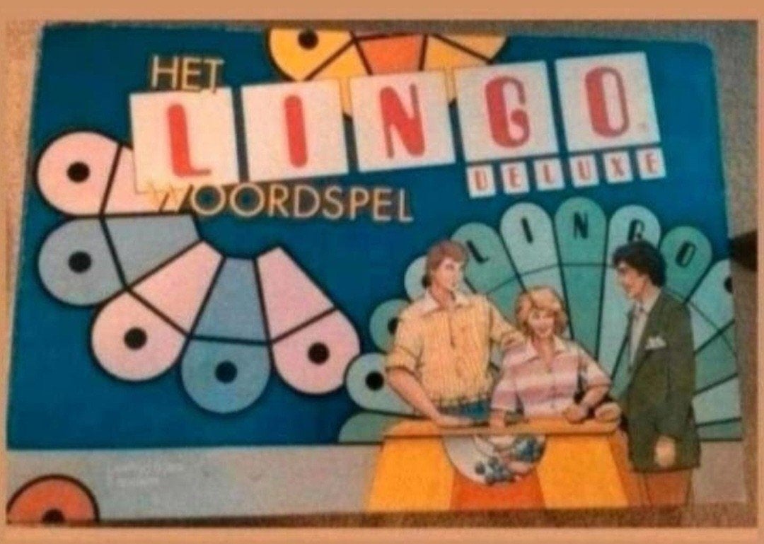 Lingo Deluxe Woordspel - Compleet en in goede staat, Drie of vier spelers, Ophalen of Verzenden, Gebruikt, Selecta