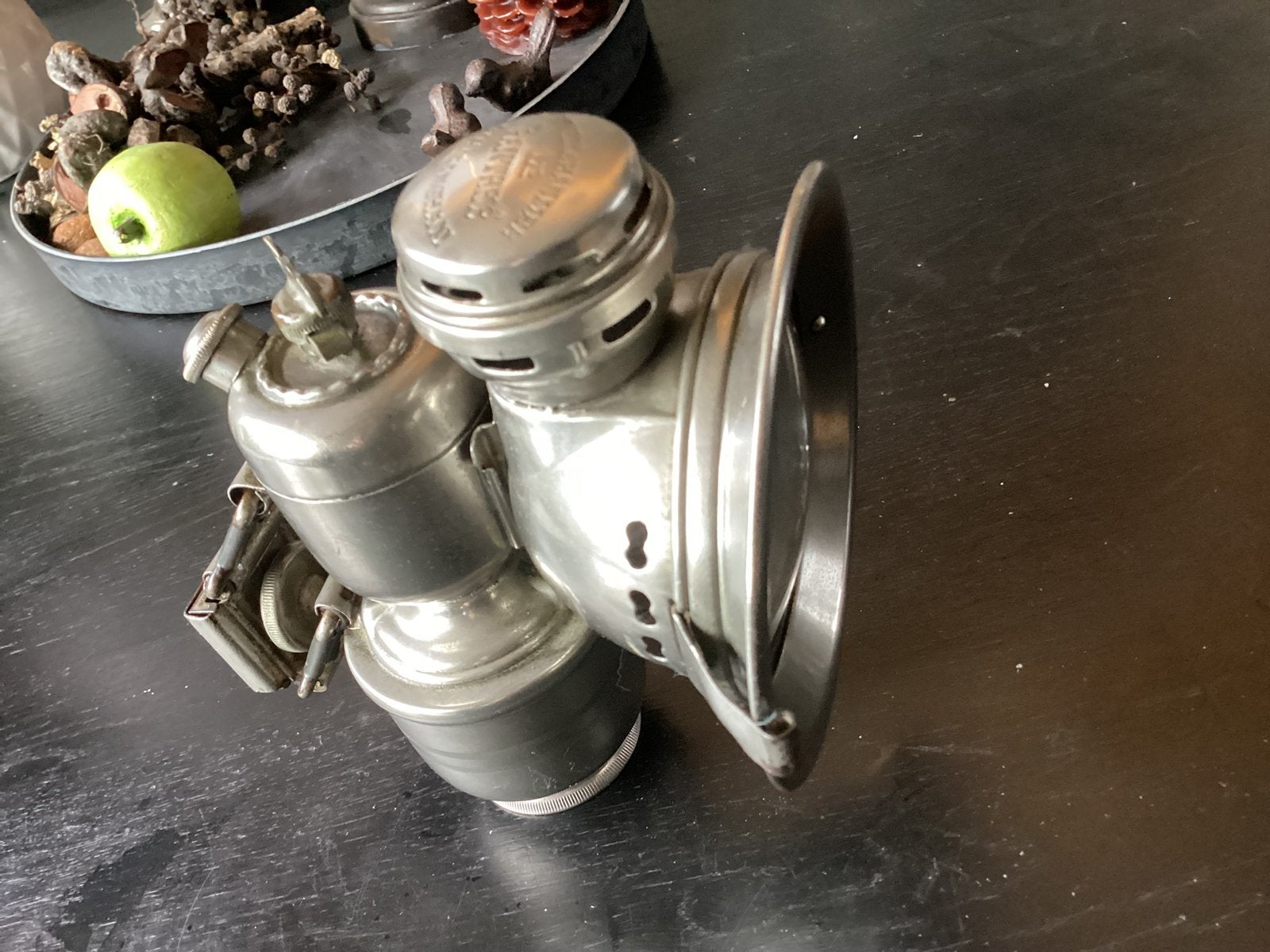 Antieke Powell & Hammer PANTHER carbid lamp UNIEK EXEMPLAAR, Ophalen of Verzenden