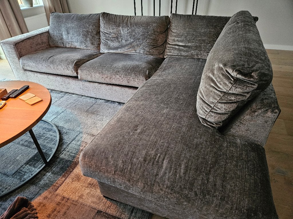 mooi bankstel te koop, Huis en Inrichting, Ophalen, Hoekbank, 300 cm of meer, Zo goed als nieuw
