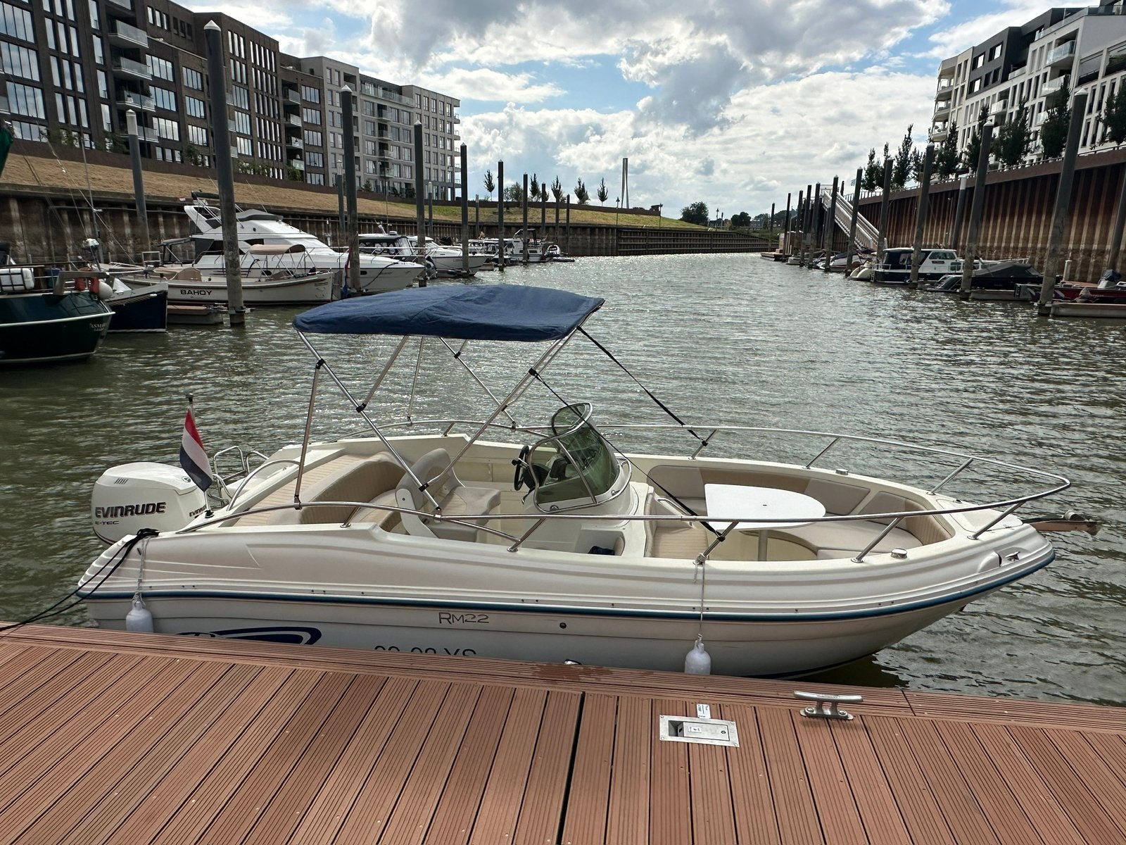 Rancraft RM22 Console speedboot | Evenrude 200pk E-Tec, Ophalen, Overige merken, Elektrische start, Zo goed als nieuw