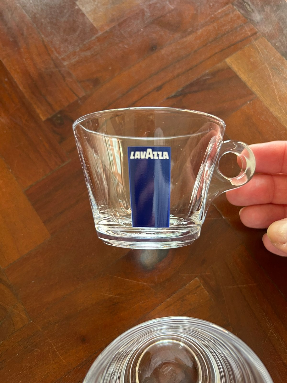 Lavazza 4 glazen lungo kojes nieuw, Glas of Glazen, Nieuw, Ophalen of Verzenden, Glas