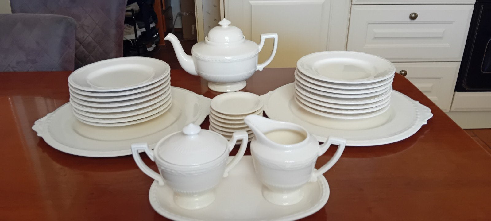 Recamier servies van Blokker - Goede staat, Huis en Inrichting, Gebruikt, Ophalen of Verzenden, Compleet servies, Klassiek