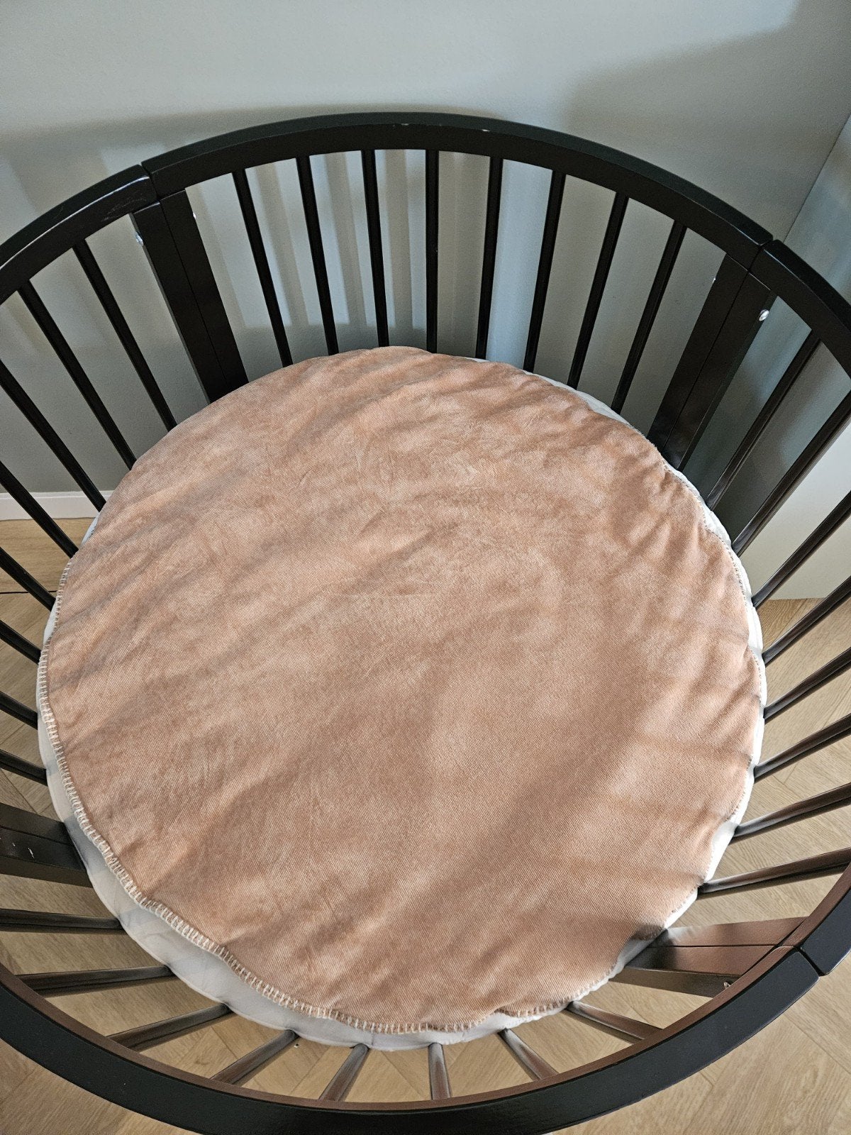Koeka boxkleed Vik rond 90 cm - tweezijdig, Kinderen en Baby's, Boxen, Ophalen, Gebruikt, Rond, Boxkleed
