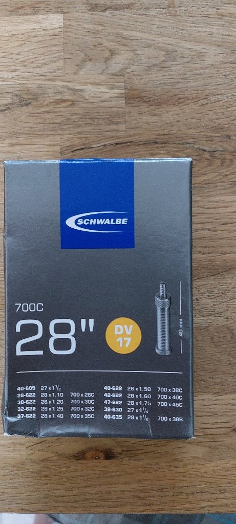 Nieuw: Schwalbe DV17 Binnenband, Band, Schwalbe, Nieuw, Ophalen of Verzenden