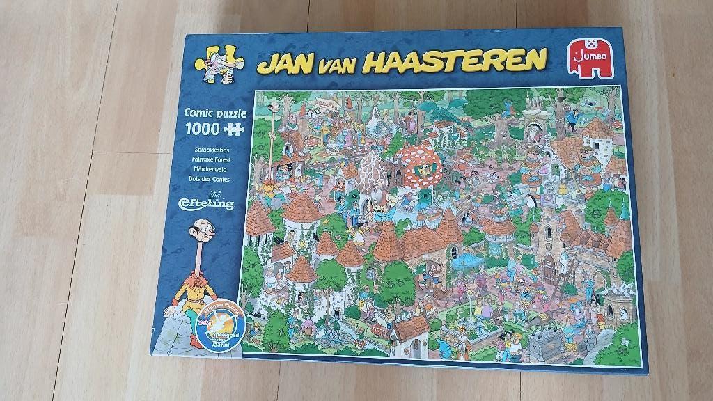 DE EFTELING JAN VAN HAASTEREN 1000 stukjes NIEUW, Ophalen of Verzenden, 500 t/m 1500 stukjes, Nieuw, Legpuzzel