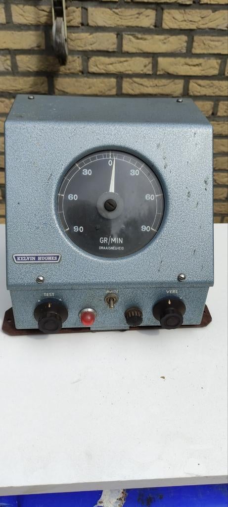 Vintage Kelvin Hughes Marine Rate of Turn Meter, Ophalen of Verzenden, Gebruikt