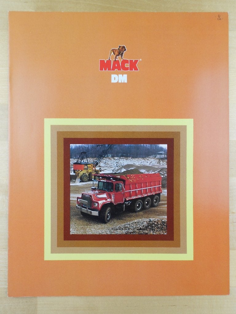 Mack DM Brochure 1980 DM400 DM600 DM800 SX, Mack, Ophalen of Verzenden, Zo goed als nieuw, Overige merken