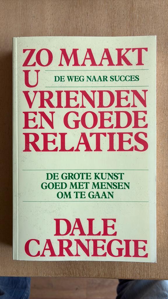 D. Carnegie - Zo maakt u vrienden en goede relaties, Ophalen of Verzenden, Zo goed als nieuw, Ontwikkelingspsychologie, D. Carnegie; G. Grasman
