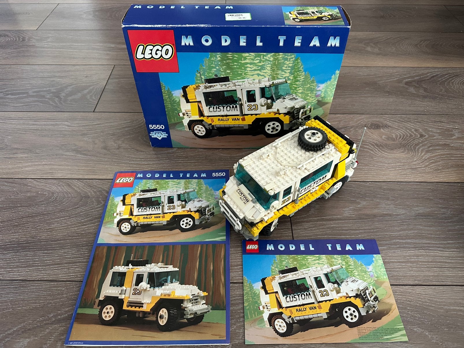 Lego 5550 Custom Rally Van, gratis bezorgd A’dam-Utrecht, Ophalen, Gebruikt
