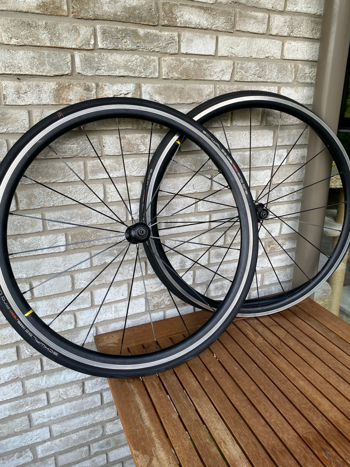 Mavic 28 inch racefiets wielen - Tubeless ready, Zo goed als nieuw, Aluminium, Racefiets, Ophalen
