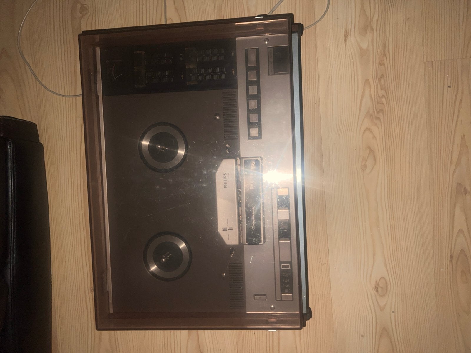 Philips N4504 Bandrecorder met stofkap, Audio, Tv en Foto, Bandrecorders, Ophalen of Verzenden, Bandrecorder, Met stofkap