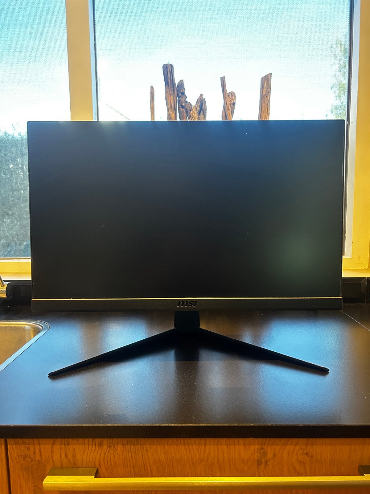 MSI Optix G241V E2 Gaming Monitor - Inclusief alle kabels, IPS, Kantelbaar, Full HD, Zo goed als nieuw