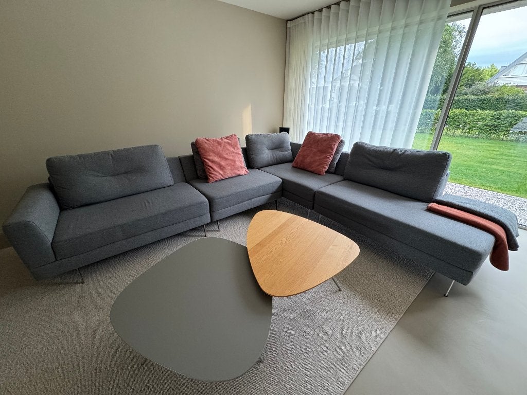 Royale lounge hoekbank (340x285) - Enzo Luca Lucado, Huis en Inrichting, Ophalen, Hoekbank, 300 cm of meer, Zo goed als nieuw