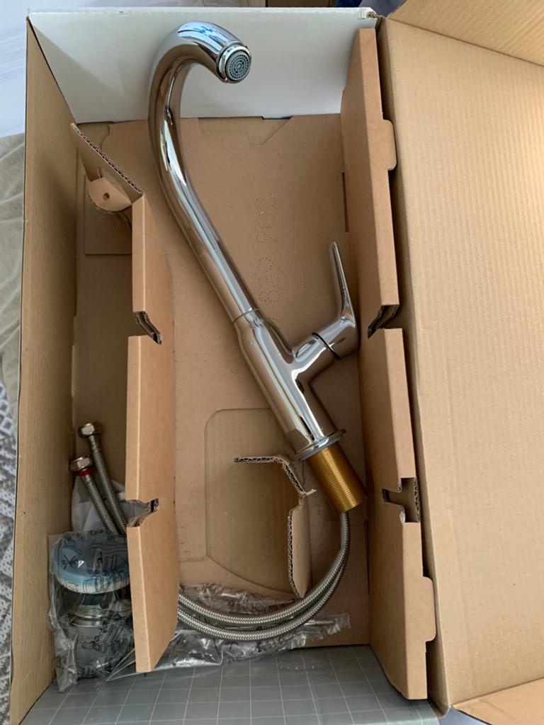 Nieuwe Hansgrohe hoge wastafelkraan Novus 240 ecosmart, Huis en Inrichting, Verzenden, Nieuw