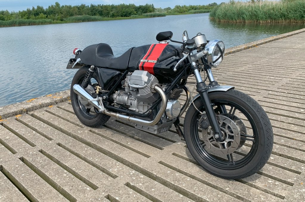 Caferacer Moto Guzzi 850 T5, Motoren, 2 cilinders, Gebruikt, Meer dan 35 kW, 850 cc