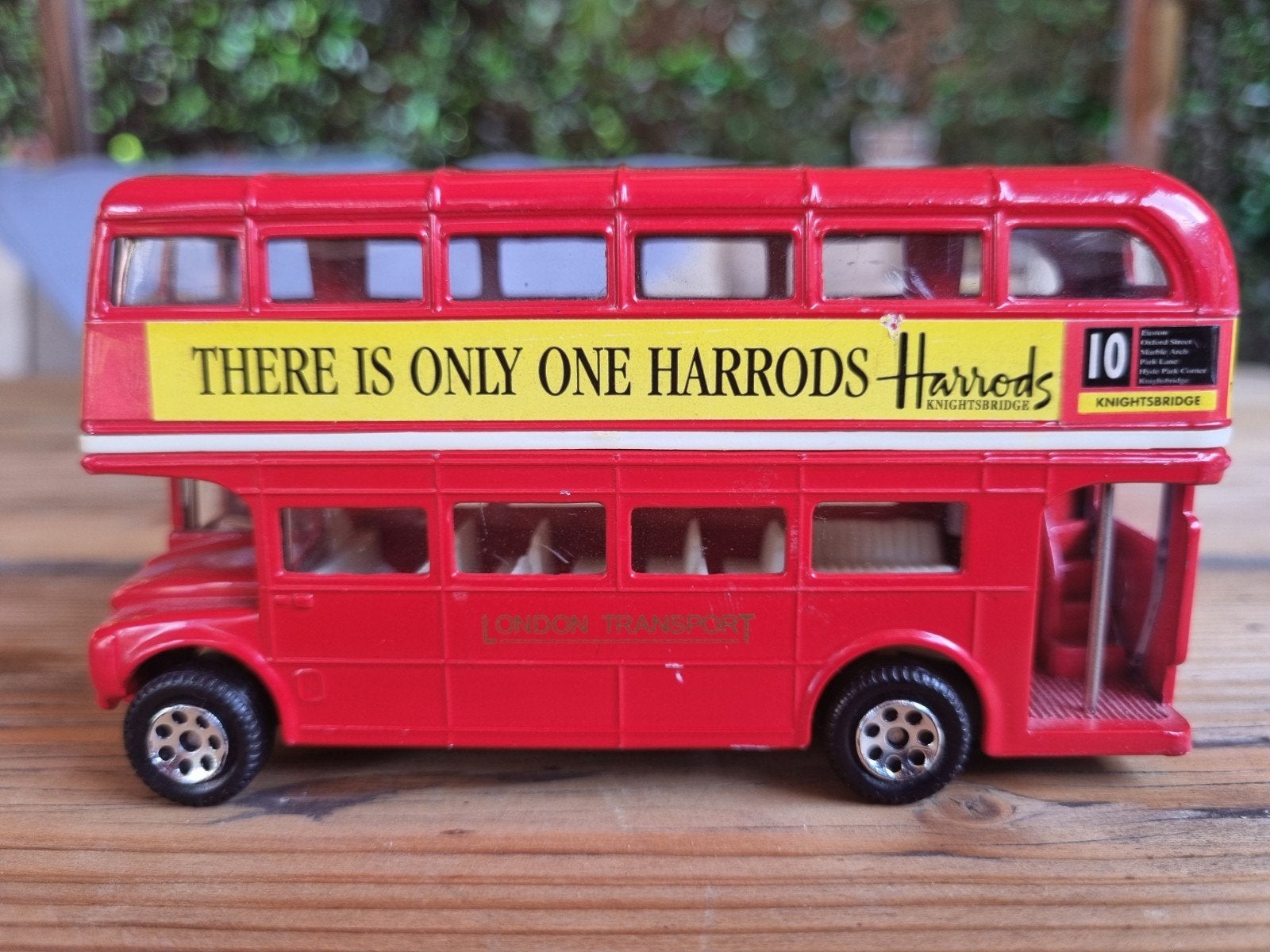 London Dubbeldekker Bus Model - Harrods Reclame, Ophalen of Verzenden, Gebruikt
