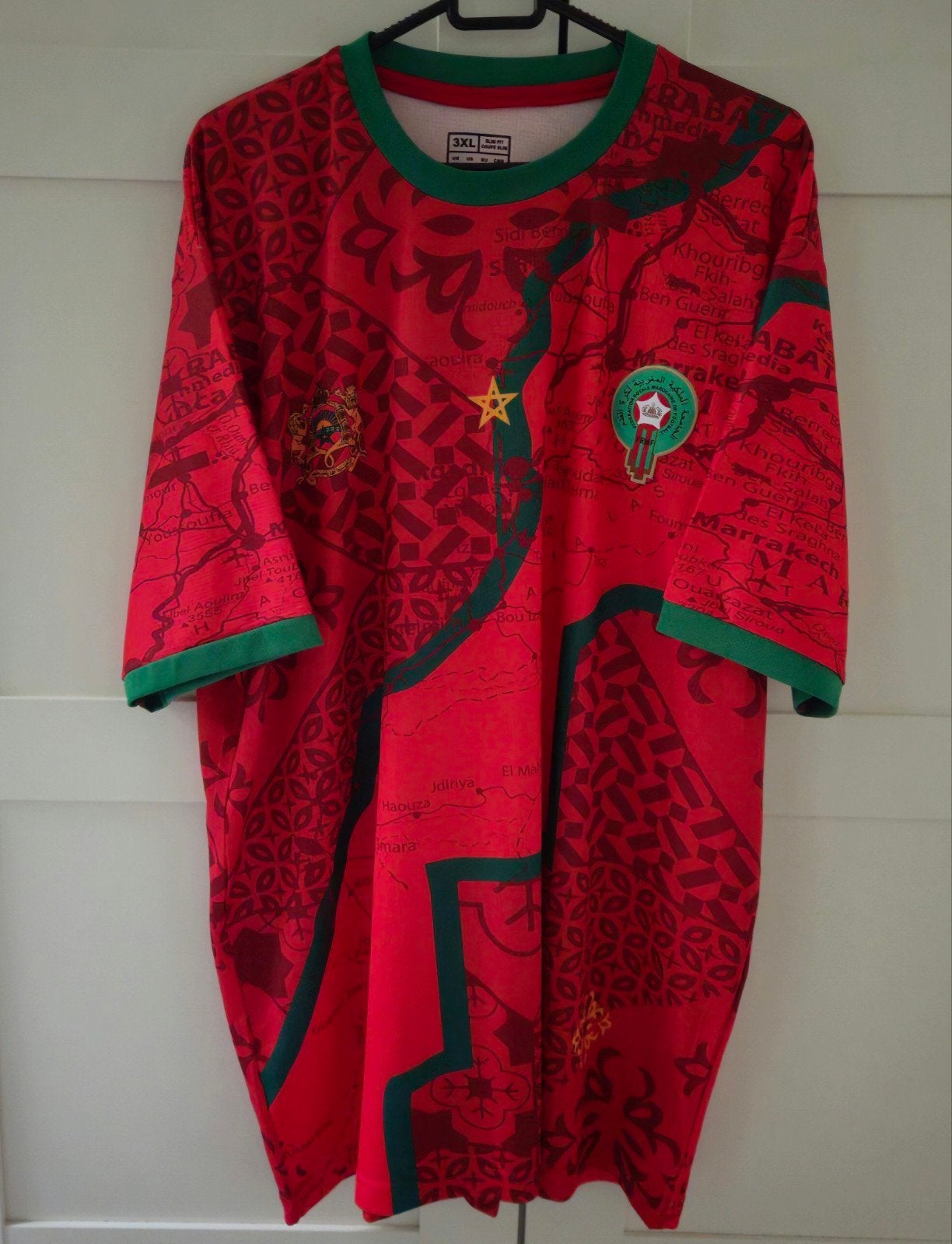 Marokko voetbalshirt - Maat XXL, Groter dan maat XL, Ophalen of Verzenden, Zo goed als nieuw, Shirt