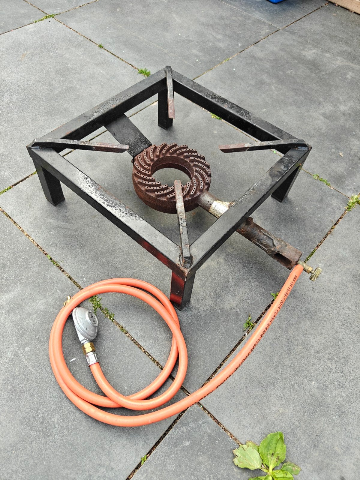 Wok brander, Ophalen