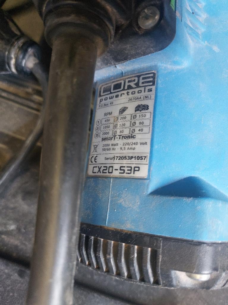 Core powertools CX20-S3P diamantboor + boor, Ophalen, Xx, Gebruikt, Xx