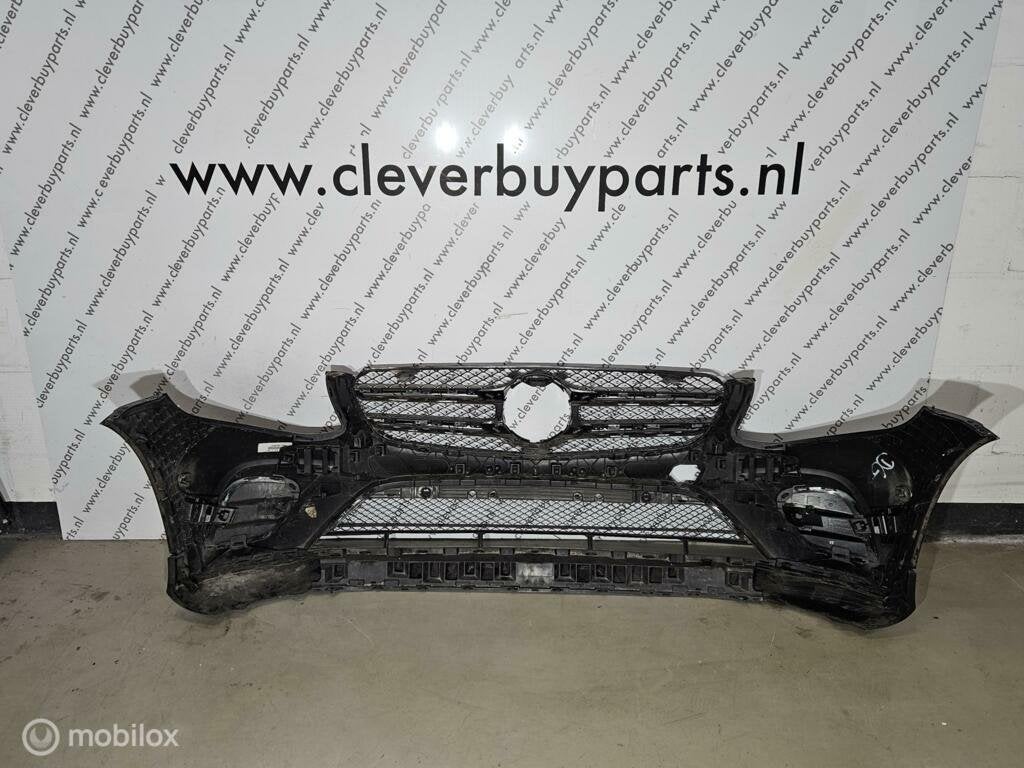 Voorbumper originel GLC-klasse AMG 253 ('15-'22) A2539068000, Gebruikt, Voor, Mercedes-Benz, Ophalen of Verzenden