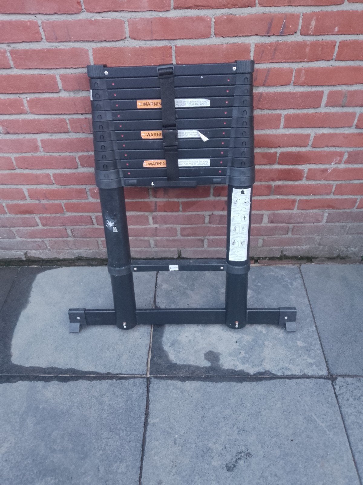 Uitschuifbare ladder, 4 meter of meer, zo goed als nieuw, Doe-het-zelf en Verbouw, Ladders en Trappen, Ophalen of Verzenden