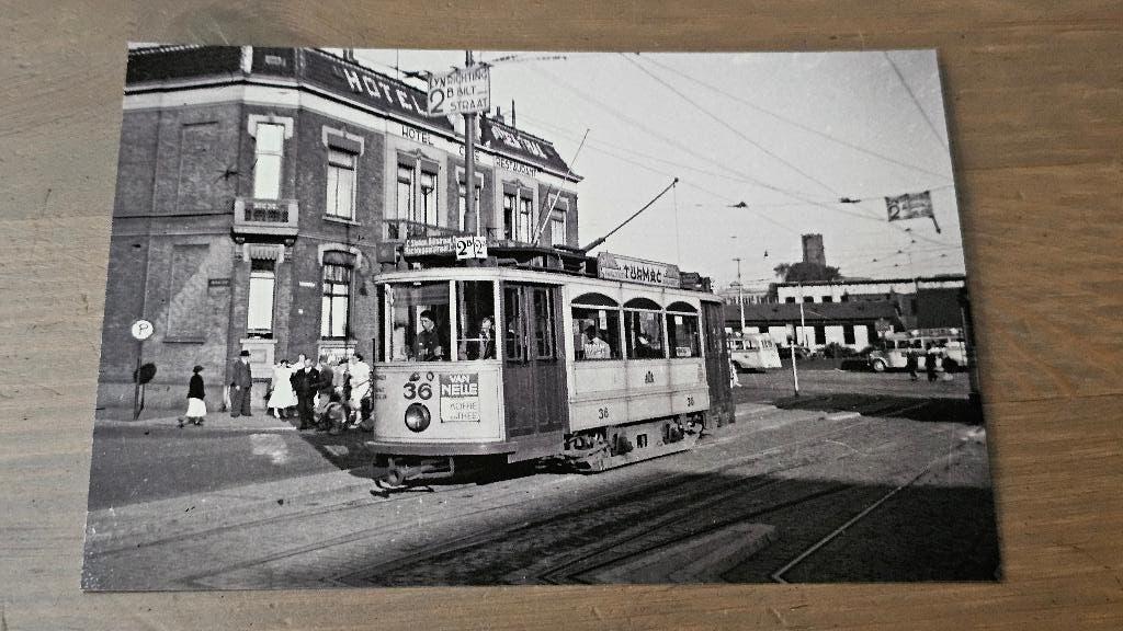 Foto TRAM GTU Utrecht 36, Verzamelen, Spoorwegen en Tramwegen, Verzenden, Gebruikt, Tram, Overige typen