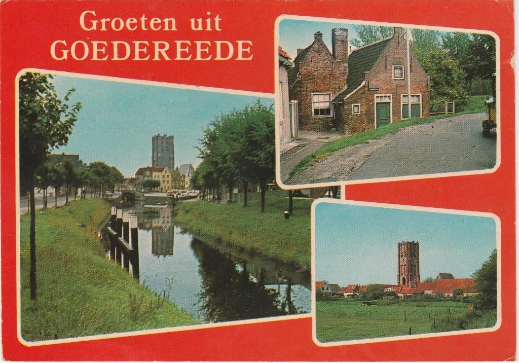 GOEDEREEDE Haven Kade Huis Toren Groeten, Verzenden, 1980 tot heden, Gelopen, Zuid-Holland