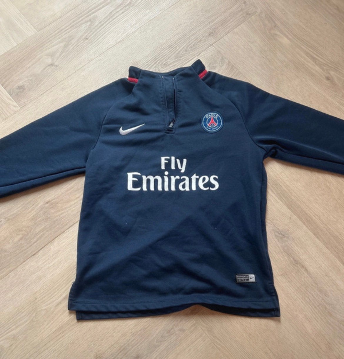 PSG sweater seizoen 2017-2018, Ophalen of Verzenden, Gebruikt, Jongen of Meisje, Sport- of Zwemkleding