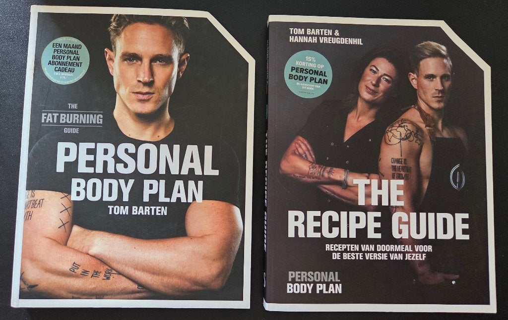 Tom Barten - Personal Body Plan + The Recipe Guide, Verzenden, Zo goed als nieuw, Dieet en Voeding, Tom Barten & Hannah Vreugdenhil