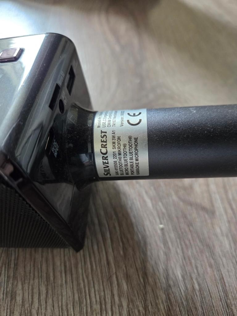 SilverCrest Bluetooth Karaoke Microfoon - Zo goed als nieuw, Ophalen of Verzenden