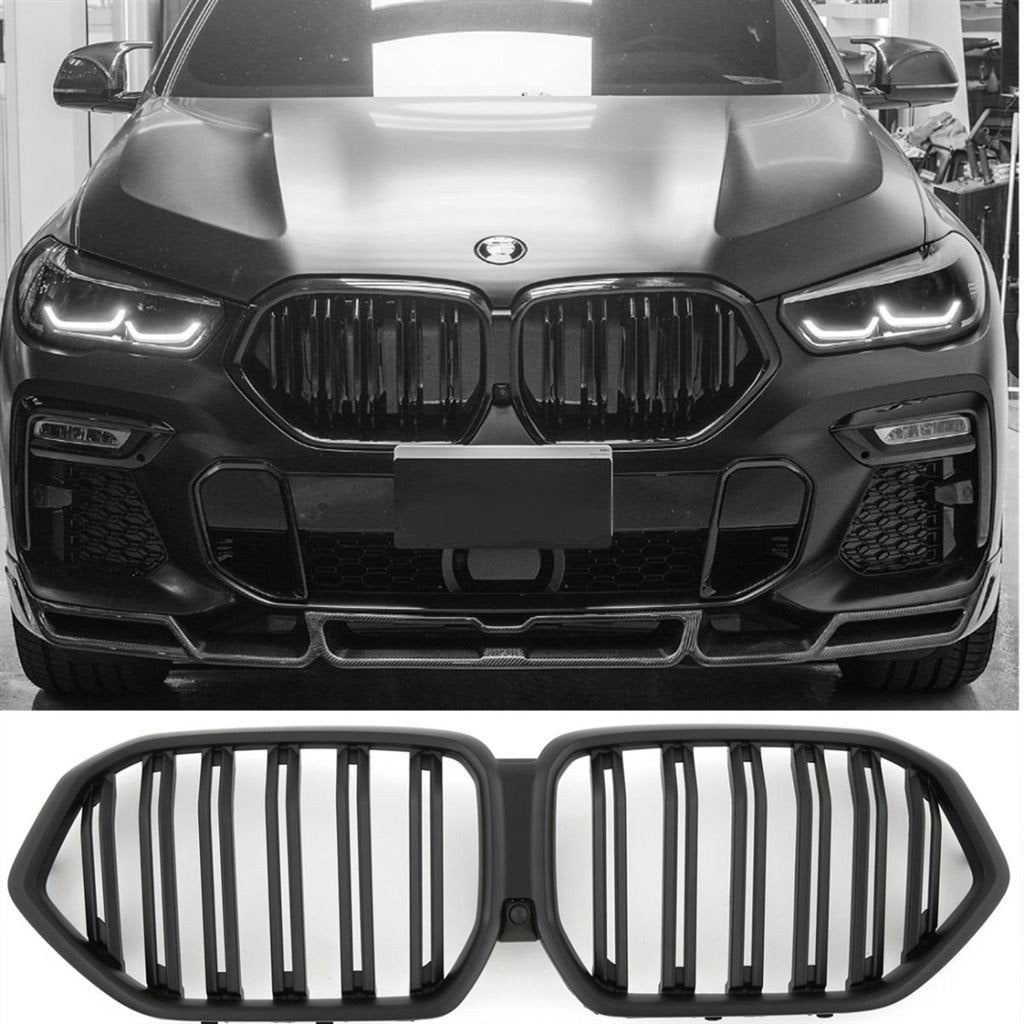 Grill Voor Bmw X6 G06 Sport Nieren / Grill Mat Zwart Dubbele, Verzenden, Automotive Parts, A.parts@hotmail.nl, Trasmolenlaan 12 3447 GZ Woerden