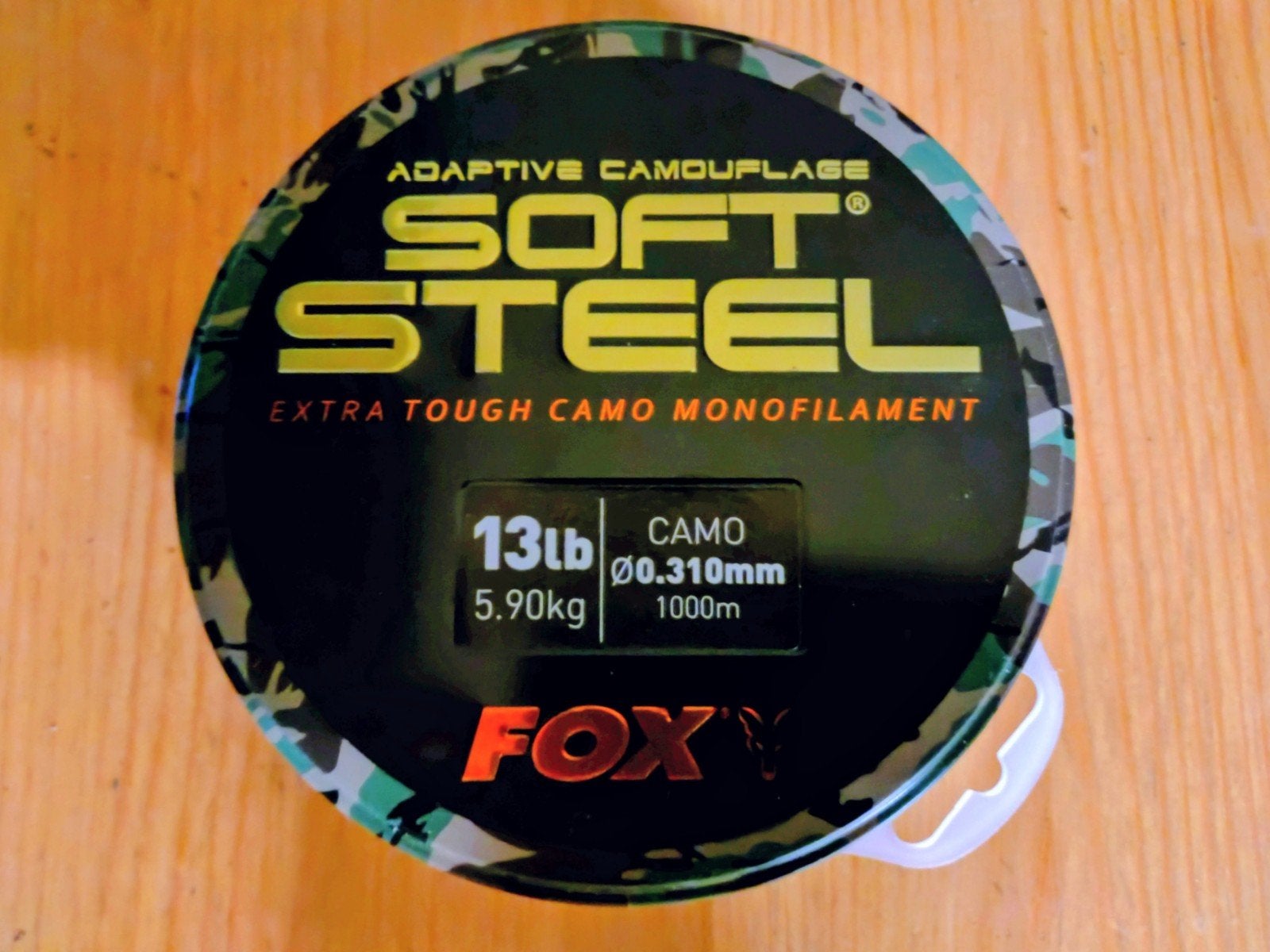 Fox Soft Steel Camo Monofilament Vislijn 0.310mm 1000m, Watersport en Boten, Ophalen of Verzenden, Nieuw, Vislijn