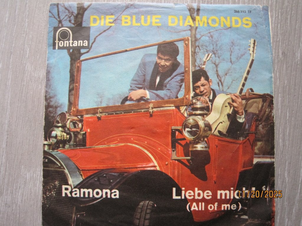 Die Blue Diamonds   -   Ramona, Fotohoes, Overige formaten, Ophalen of Verzenden, Zo goed als nieuw