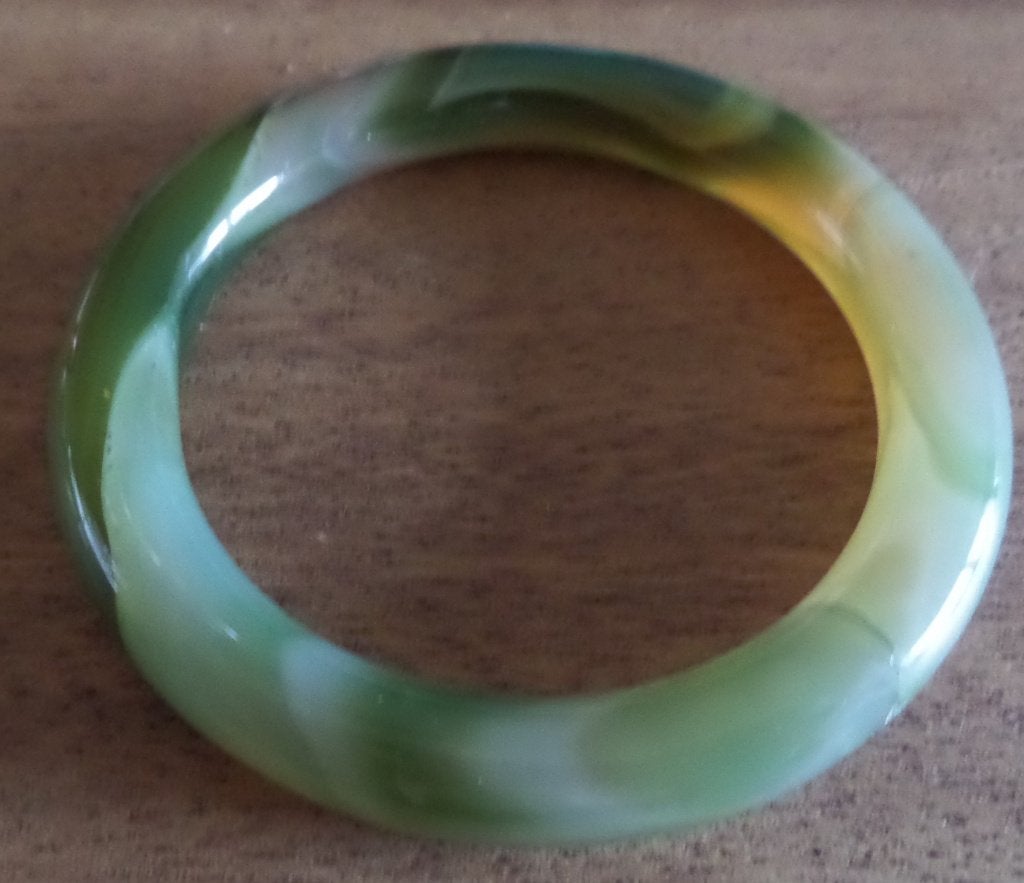 Chinees jade armband, Ophalen of Verzenden, Zilver, Armband