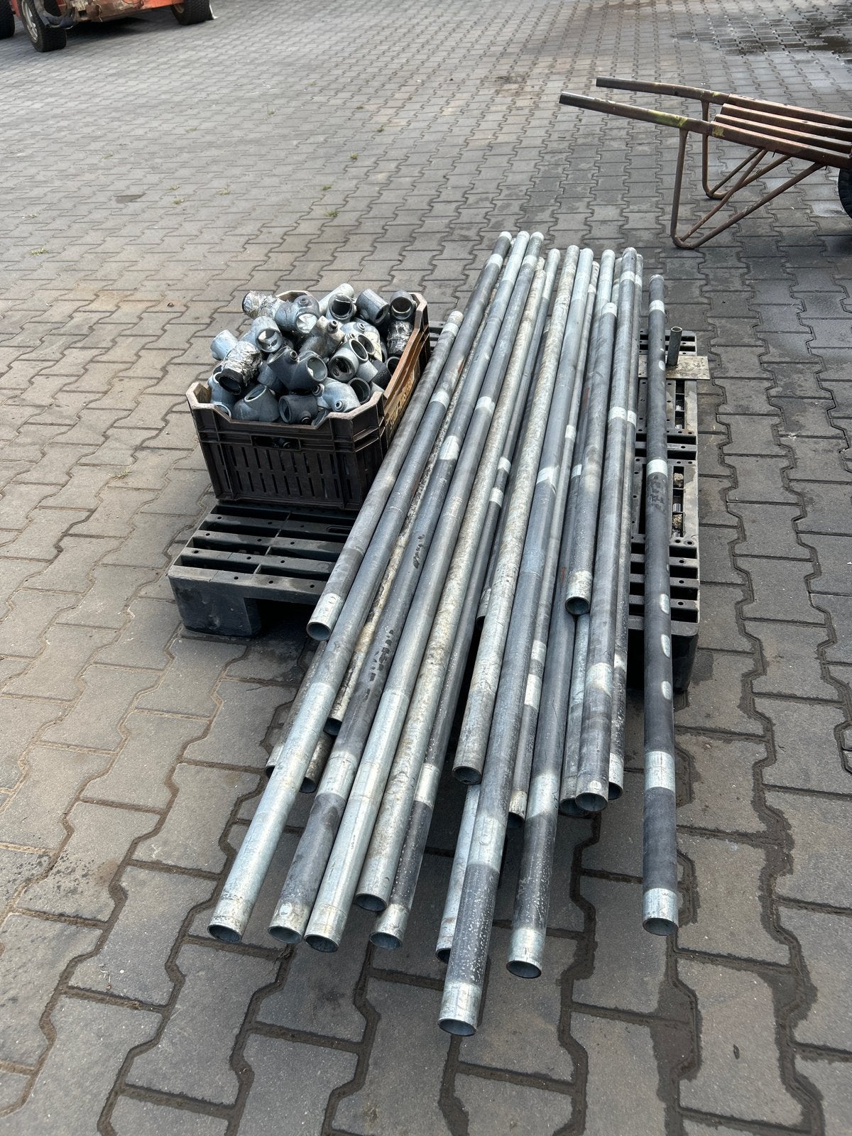 Gegalvaniseerd Steiger materiaal, Doe-het-zelf en Verbouw, Steigers, Ophalen, Gebruikt