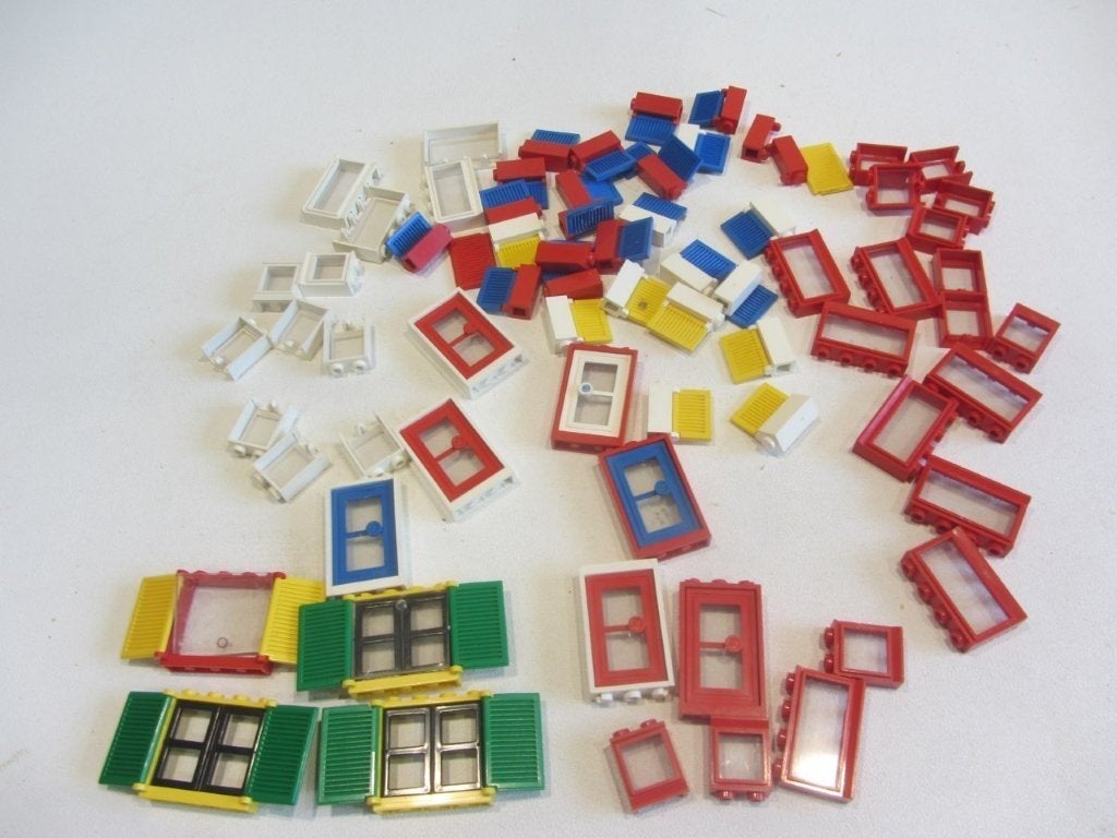 Lego vintage losse ramen, deuren en  luiken, Ophalen of Verzenden, Gebruikt, Lego
