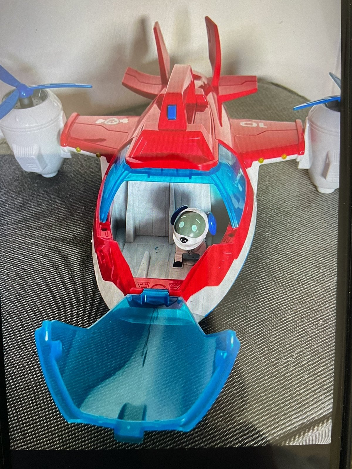Paw patrol vliegtuig  en robot hond, Ophalen, Zo goed als nieuw