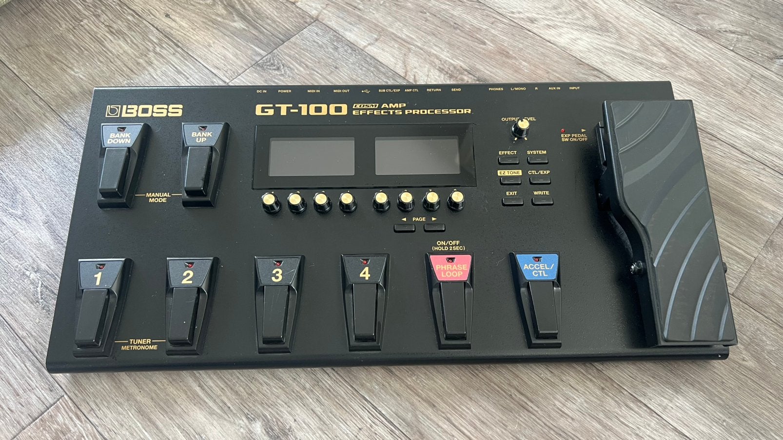 Boss GT‑100 | ZGAN | Professionele multi‑effects processor, Ophalen, Zo goed als nieuw, Reverb