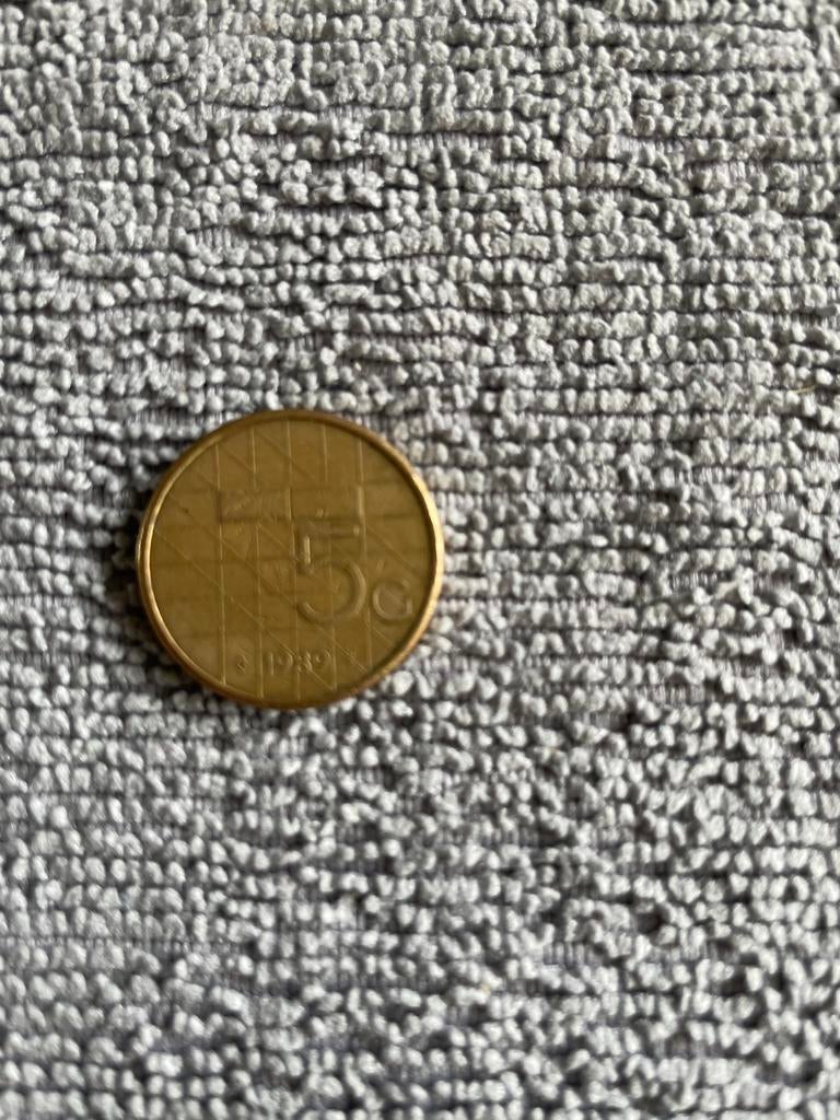 5 gulden Munt Koningin Beatrix 1989, Ophalen of Verzenden, Koningin Beatrix, 5 gulden, Losse munt