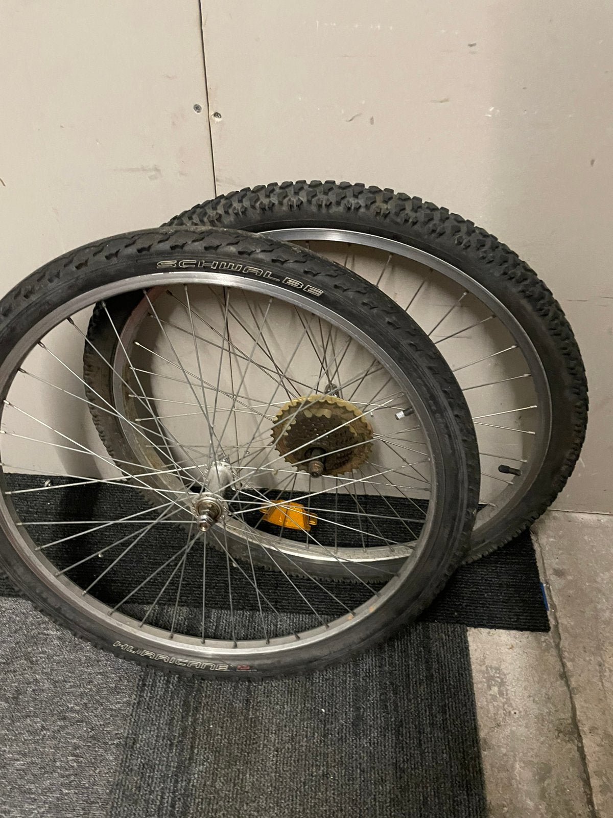 26 inch wielen set voor en achter met goede banden 6v, Fietsen en Brommers, Fietsen | Mountainbikes en ATB, Ophalen, Gebruikt