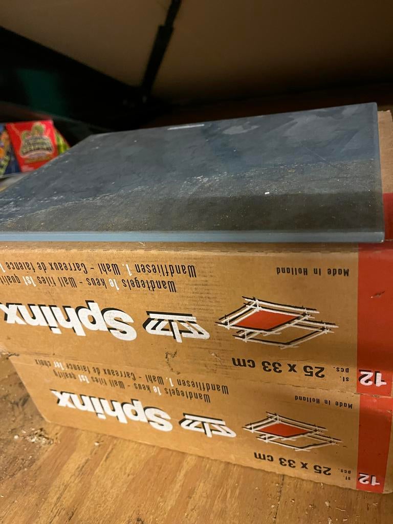 Wandtegels Sphinx 25x33cm. 2x2m2, Doe-het-zelf en Verbouw, Tegels, Ophalen, Nieuw, Minder dan 20 cm, 20 tot 40 cm